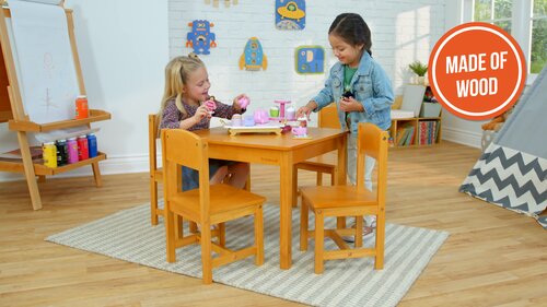 Kidkraft farmhouse table and deals chair set white